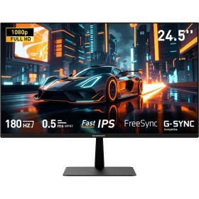 Resim Gamebooster GB-25F180FF 24.5" 180Hz Fast IPS 0.5ms Fhd 1*hdmı+1*dp Rgb Flat Gaming Monitör 