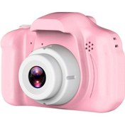 Resim Maiyame Çocuklar İçin Pembe 8 Mp 1080p Hd Video Kamera, 2 İnç Ekran, 28 Komik Çerçeve, Zaman Atlamalı Çekim 