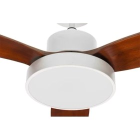 Resim Alsanfan Darkwind Beyaz Motorlu Kızıl Kanatlı Aydınlatmalı Uzaktan Kumandalı 122cm Tavan Vantilatörü 