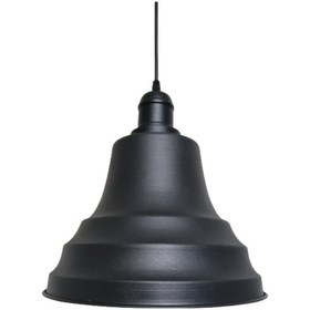 Resim Riolight Retro Siyah Içi Beyaz Tekli Metal Sarkıt Çap: 27Cm (538288368) 