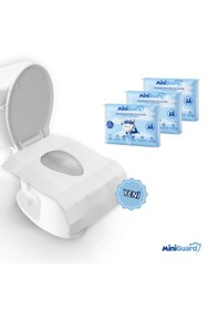 Resim MiniGuard Klozete Atılabilir Klozet Örtüsü Easyflush Özel Sistemli, Suda Çözünür, Tek Kullanımlık, Hijyenik 24 Adet 
