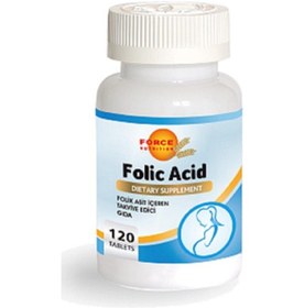 Resim Force Nutrition Folic Acid Folik Asit 120 Tablet 