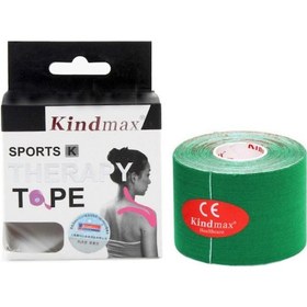 Resim Kindmax Sporcu Bandı Kinesio Tape Yeşil Renk 
