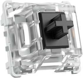 Resim Glorious PC Gaming Race Gateron Black Switches, 120 adet, oyun klavyesi için doğrusal ve sessiz anahtarlar, yüksek uyumluluk, 3 pin plate Mount mekanik anahtarlar, mekanik klavye anahtarları 