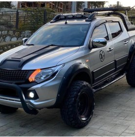 Resim Genel Markalar Mitsubishi L200 Storm Kasa 2015-2018 Plastik Ön Kaput Scoop uyumlu 