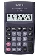 Resim Casio HL-815L-BK 8 Hane Siyah Hesap Makinesi 
