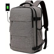 Resim Sunshine022 Enoshı Gri Geniş Kapasiteli Seyahat Sırt Çantası 15.6 Laptop Bölmeli Tekerlekli Diğer 