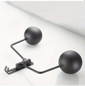 Resim Fochsia Çift Toplu Motosiklet Kaskı Askısı Duvar Tipi Başlık Düzenleyici Şapka Saklama Standı 