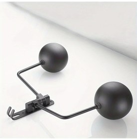 Resim Fochsia Çift Toplu Motosiklet Kaskı Askısı Duvar Tipi Başlık Düzenleyici Şapka Saklama Standı 