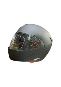 Resim Free M Sertifikalı Ece Belgeli Çene Açılır Güneş Vizörlü Motosiklet Kaskı Mat Siyah 