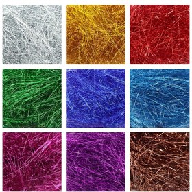 Resim 8g Renkli Simli Tinsel Paketi (1mm), Hediye Kutuları ve Çantalar İçin Uygun - Sevgililer Günü, Paskalya, Doğum Günleri, Yıldönümleri için İdeal Seçim, El İşleri ve Hediye Paketleme Dolgu Malzemesi 