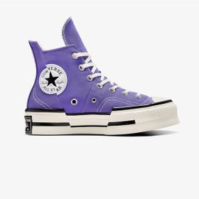 Resim Converse Chuck 70 Plus Unisex Mor Platform Sneaker Düz A12523c Mor 