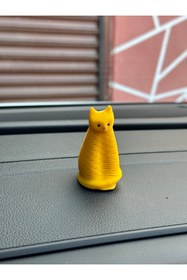 Resim 3dbaydesign Yeni Trend Sallanan Kedi Torpido Aksesuarı (sarı) 