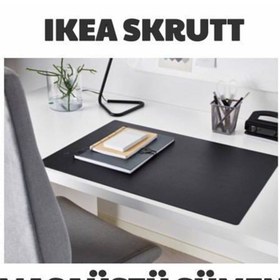 Resim IKEA Skrutt Siyah Masaüstü Sümen 65x45 Cm Siyah 