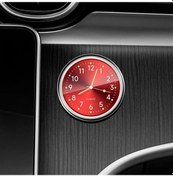 Resim Oldfriend 1 Adet Kırmızı Yapışkanlı Araç Saati Dekoratif Işıklı Gösterge Paneli Kronometre 