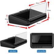 Resim Creatorally Araba Head-Up Ekran Prktör Dijital Araç Hız Göstergesi Gps Çift Sistem Ekran Araç Aşırı Hız Alarmı Yorgunluk Sürüş Alarmı (Yurt Dışından) 