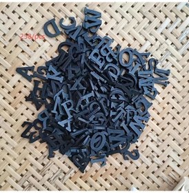 Resim Willowhaven 258 Parça Karışık A-z Ahşap Harf Blokları Doğal Bitmiş Dıy Eğitici Oyuncak 