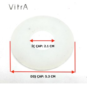 Resim Vitra Gömme Rezervuar İç Takım Boşaltma Grubu Contası 2.1x5.3 Cm 