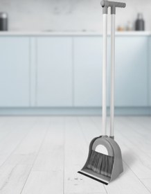 Resim Flora Mini Hazneli Süpürgeli Faraş F079 Gümüş 