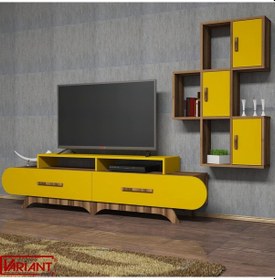 Resim Variant Flora Duvar Raflı Tv Ünitesi (210589045) 