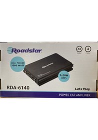 Resim Roadstar Rda-6140 Stereo 3000 Watt 4 Kanallı Oto Amfi 