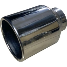 Resim Krom Yuvarlak Model 120 mm Tekli Egzoz Ucu | Paslanmaz Çelik & Şık Tasarım 