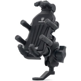 Resim Motosiklet Telefon Tutucu Titreşim Sönümleyicili Motosiklet Cep Telefonu Tutucu 360 Ayarlanabilir Döndürme Motosiklet Dikiz Aynası Tutucu Diğer 