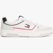 Resim Tommy Hilfiger Erkek TJM Cupsole Elevated Sneaker Ayakakbı - Beyaz 