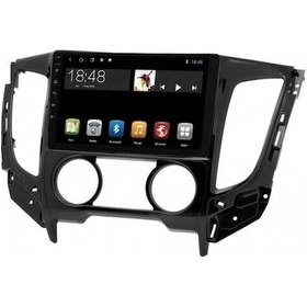 Resim Mitsubishi L200 2015-2020 Model Uyumlu 4gb Ram 64gb Hafıza Qled Carplay Android Auto 9" 