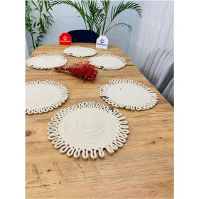 Resim Jütex Home Jüt Hasır Amerikan Servis Supla 6 Parça 