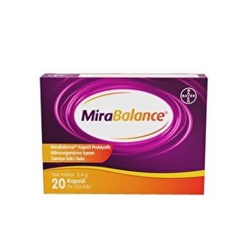 Resim Mirabalance Probiyotik İçeren Takviye Edici Gıda 20 Kapsül 