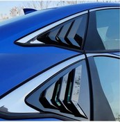 Resim Honda Civic 2021 Aksesuar Fe1 Uyumlu Kelebek Cam Kaplama Vizörü 