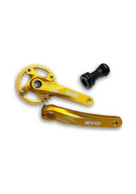 Resim Bike Sky Evo 32t Sarı Hollowtech Göbek Tek Yaprak Aynakol Sarı 