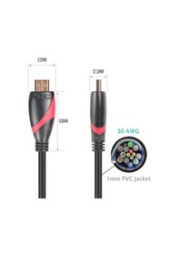Resim Vcom Cg525-R-1.5 Siyah 1.5Mt 1.4V Hdmi-M-Hdmi-M Kablo 