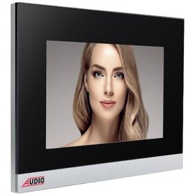 Resim Audıo 7" Görüntülü Diyafon Dokunmatik Ekranlı Alarmlı Siyah 