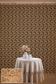 Resim VAKKO MODEL GOLD RENK İP PERDE HAZIR DÜĞMELERİ DİKİLMİŞ İP PERDE 300 * 270 cm 
