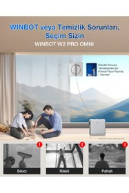 Resim Ecovacs Winbot W2 Pro Omni Cam Silme Robotu 