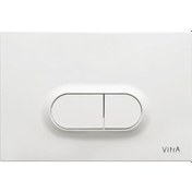 Resim VitrA Loop O Kumanda Paneli Parlak Beyaz 740-0500 Beyaz 