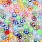 Resim YWLI 1000 adet/paket 2mm/3mm/4mm AB renk çoklu boyut çoklu renk karışık renk yarı daire yama DIY takı aksesuarları Takı Aksesuarları ve Takı Üretim Malzemeleri 