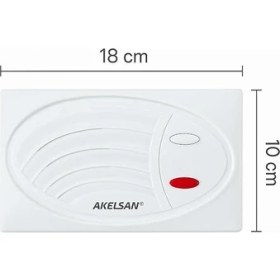 Resim AK-501 Daire Içi Diafon Şubesi - Tek Tuşla Kapı Açma, Sesli Iletişim, Duvar Tipi, Şık Beyaz Tasarım, Apartman Konuşma Sistemleri 