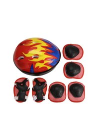 Resim 3-6 Yaş Çocuk Kaskı Bisiklet 7 Adet/takım Ultra Hafif Binicilik Kaskı A Diğer 