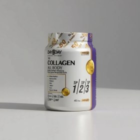 Resim DAY2DAY The Collagen All Body Toz Form 45 Doz 9336 mg Kolajen Peptidi İçeren Besin Takviyesi 