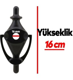 Resim Şık Siyah Kapı Tokmağı, Tak Tak Zil, Uyumlu ve Dayanıklı, 2 Yıl Garanti 