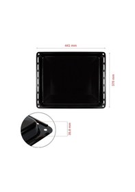 Resim Emaye Derin Fırın Tepsisi 441x370x35,8 Mm 