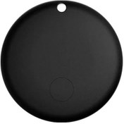Resim Airtag Android Konum Belirleme Akıllı Takip Cihazı Smart Finder Siyah Ahşap 