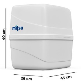 Resim Mil Su Arıtma Cihazı 13 Aşamalı 80 GPD Membranlı Mineral Ve Detoks Filtreli Çelik Tanklı (DNP13-M-S) 