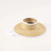 Resim Kadınlar Güneş Şapkası Emporty Üst Kurdele Hasır Şapka Geniş Ağız Yazlık Black Without Tie Black Without Tie Çok Renkli 