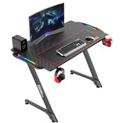 Resim Z Design Karbon Fiber RGB E-Spor Oyuncu Masası Twisted Minds