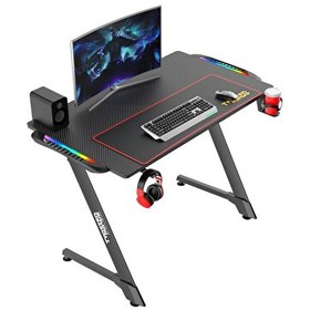 Resim Z Design Karbon Fiber RGB E-Spor Oyuncu Masası 