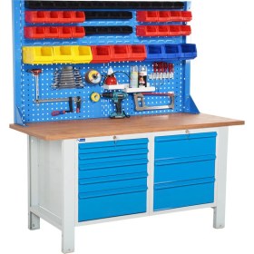 Resim Star Çelik Atölye Çalışma Tezgahı (1600 x 720 x 830-930 mm) 